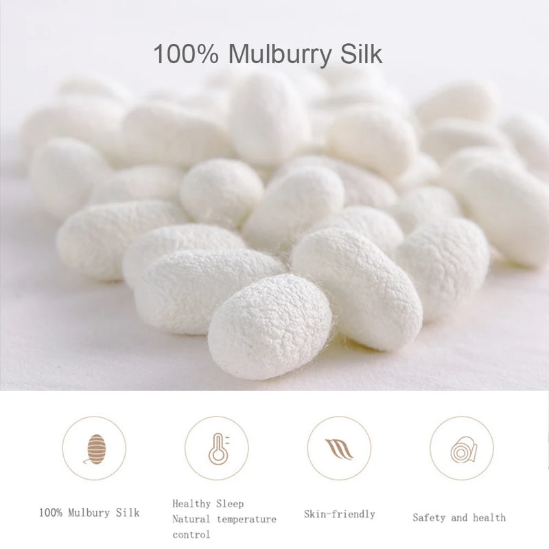 Liv Esthète 100% Mulberry Silk Bedding Set | Luxury for Queen & King Beds