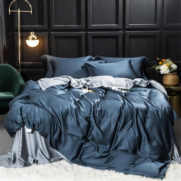 Liv Esthète 100% Mulberry Silk Bedding Set | Luxury for Queen & King Beds