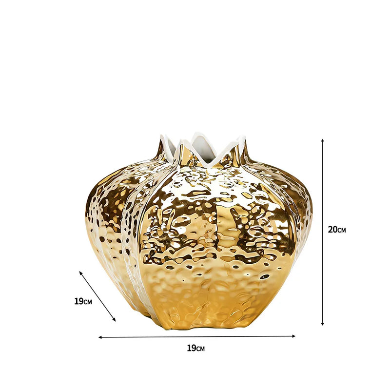 Ceramic Pomegranate Vase – Elegant Home Decor