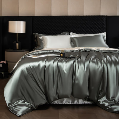 Luxury Silk-Blend Bedding Set