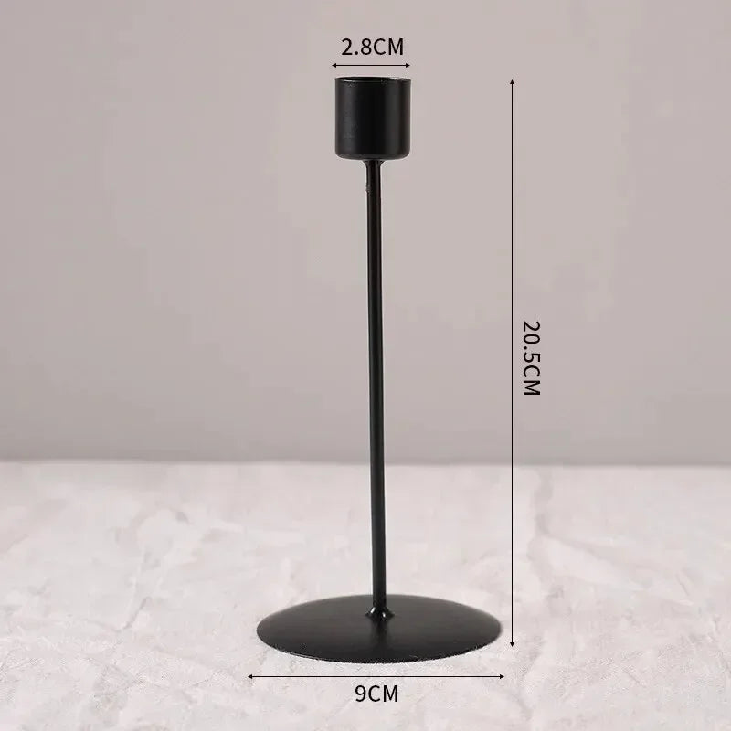 Decorative Metal Candlestick Holder – Elegant Table Decor