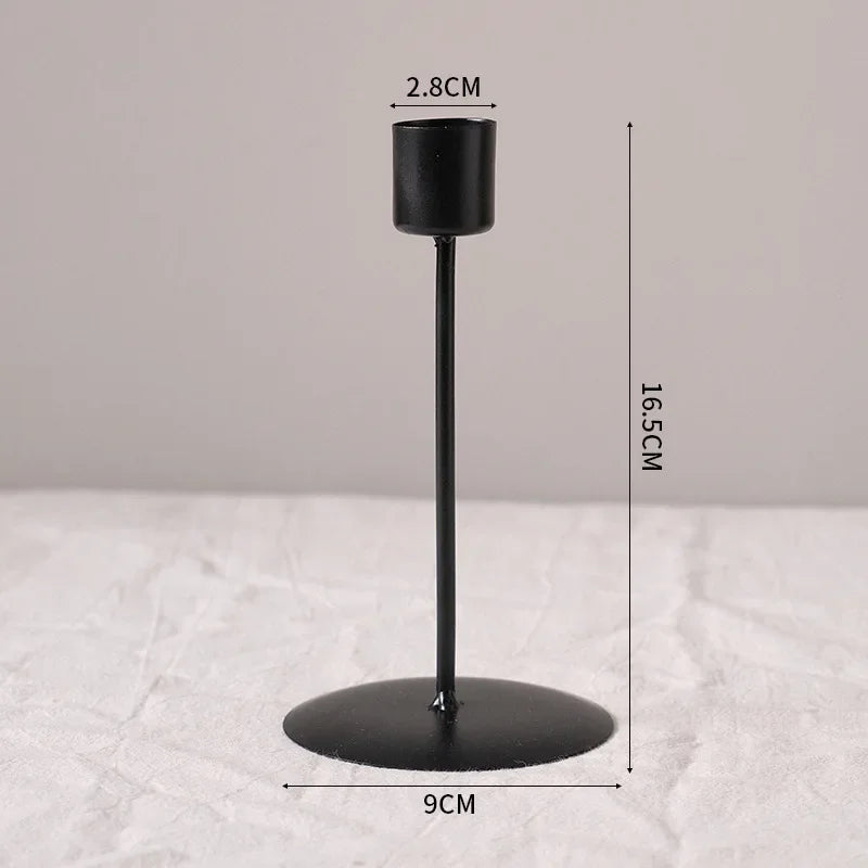 Decorative Metal Candlestick Holder – Elegant Table Decor