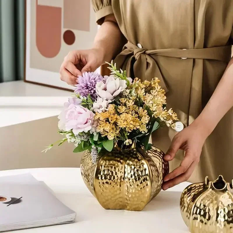 Ceramic Pomegranate Vase – Elegant Home Decor