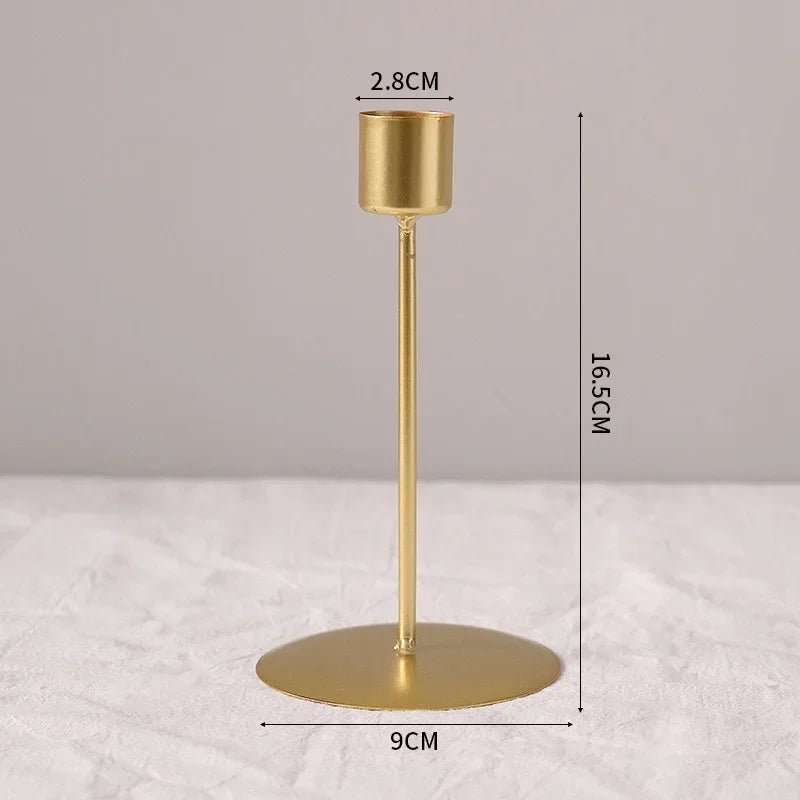 Decorative Metal Candlestick Holder – Elegant Table Decor