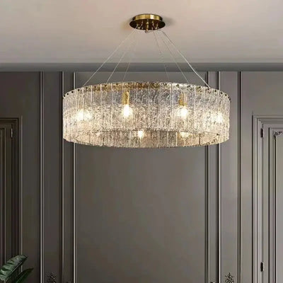 New Postmodern Creative Glass Chandelier - Luxury LED Lighting for Living Room linarro