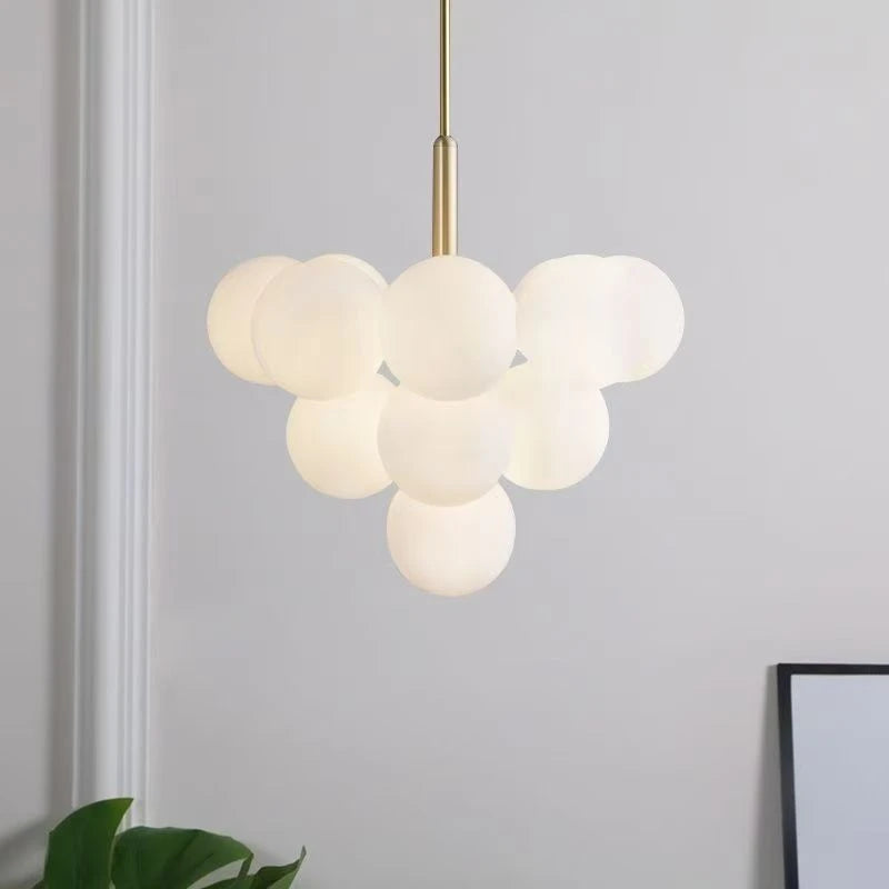 Modern PVC LED Chandelier – 5 or 13-Light Options