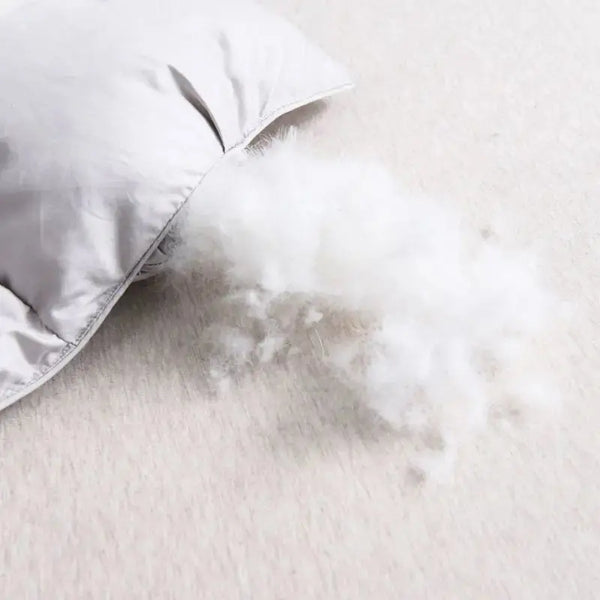 Premium White Goose Down Duvet: Warm Winter Comforter with Thick 3D Bread Design linarro