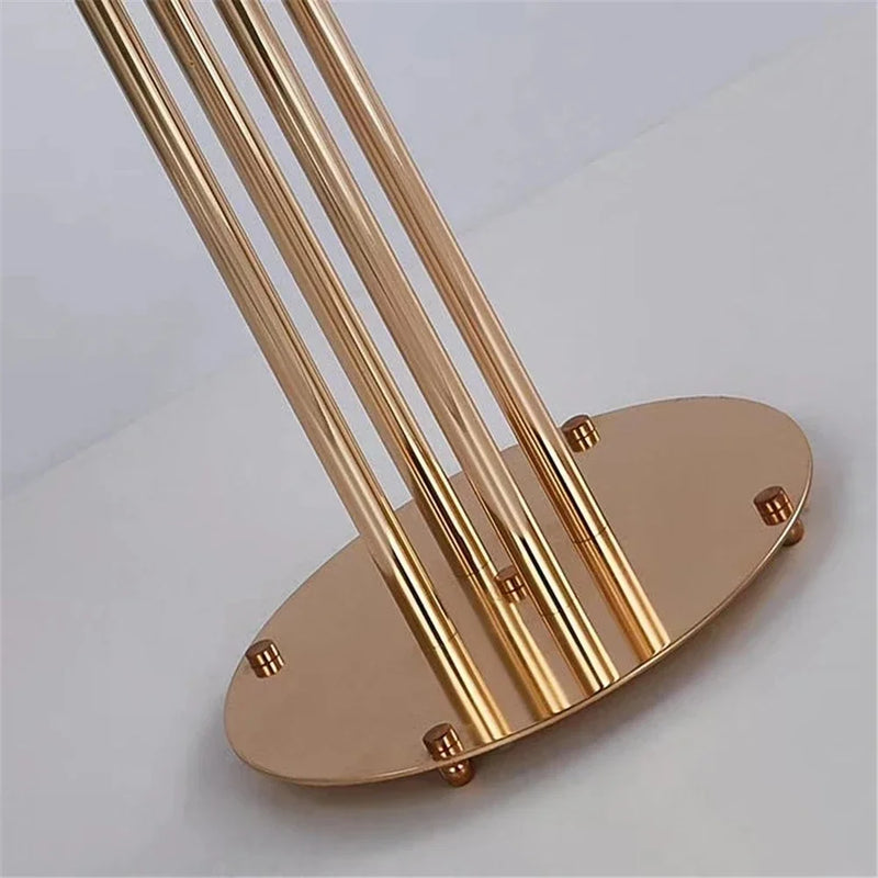 Acrylic Candelabra Centrepiece – Gold Finish