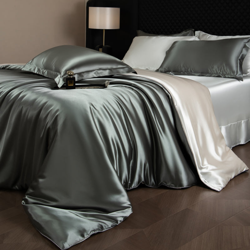 Luxury Silk-Blend Bedding Set