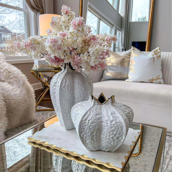 Ceramic Pomegranate Vase – Elegant Home Decor