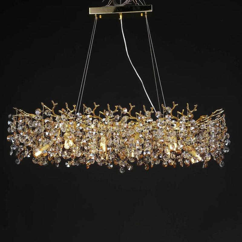 Branch-Shaped Luxury Crystal Chandelier: linarro