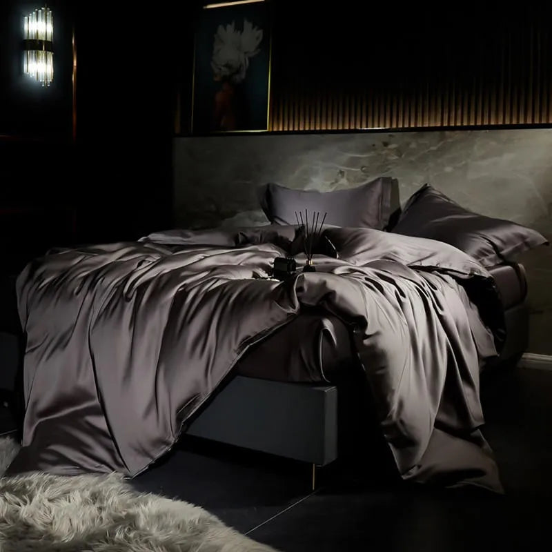 Eucalyptus Lyocell Silk Bedding Set – Ultra Soft & Cooling