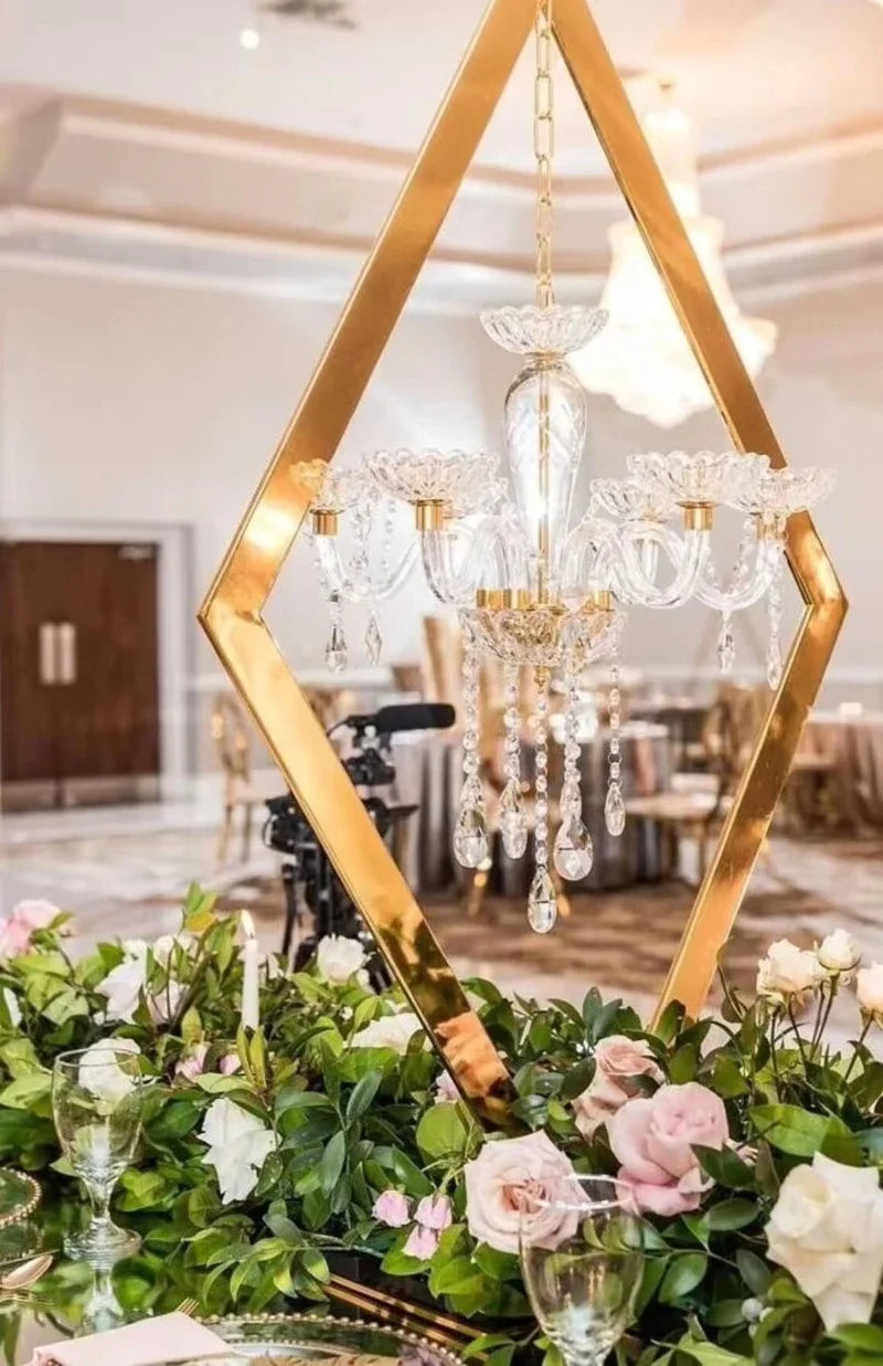 Metal & Acrylic Candelabra Centerpieces
