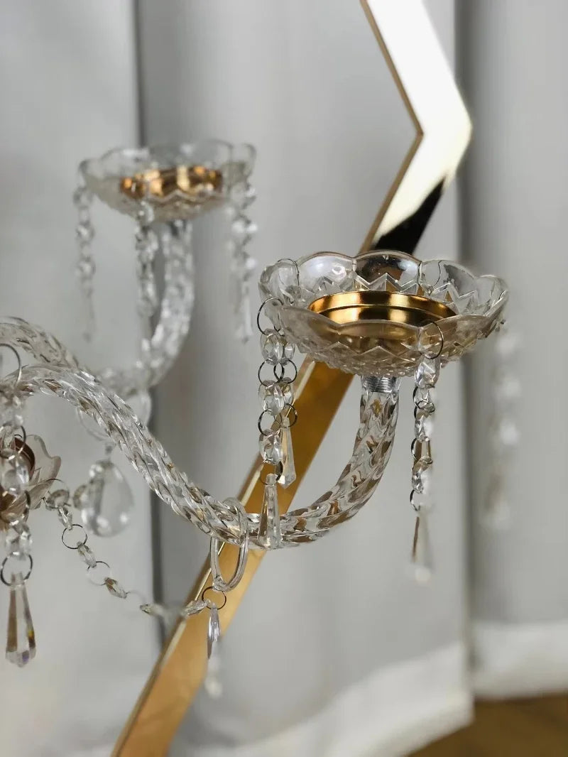 Metal & Acrylic Candelabra Centerpieces