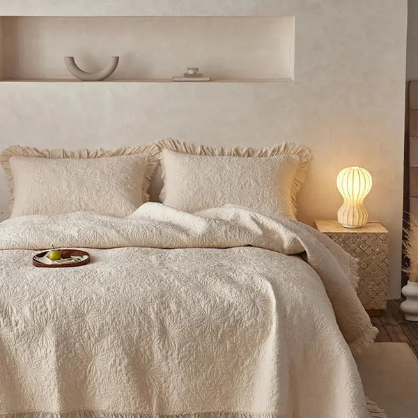 Pure Cotton Bed Sheet With Pillowcase linarro