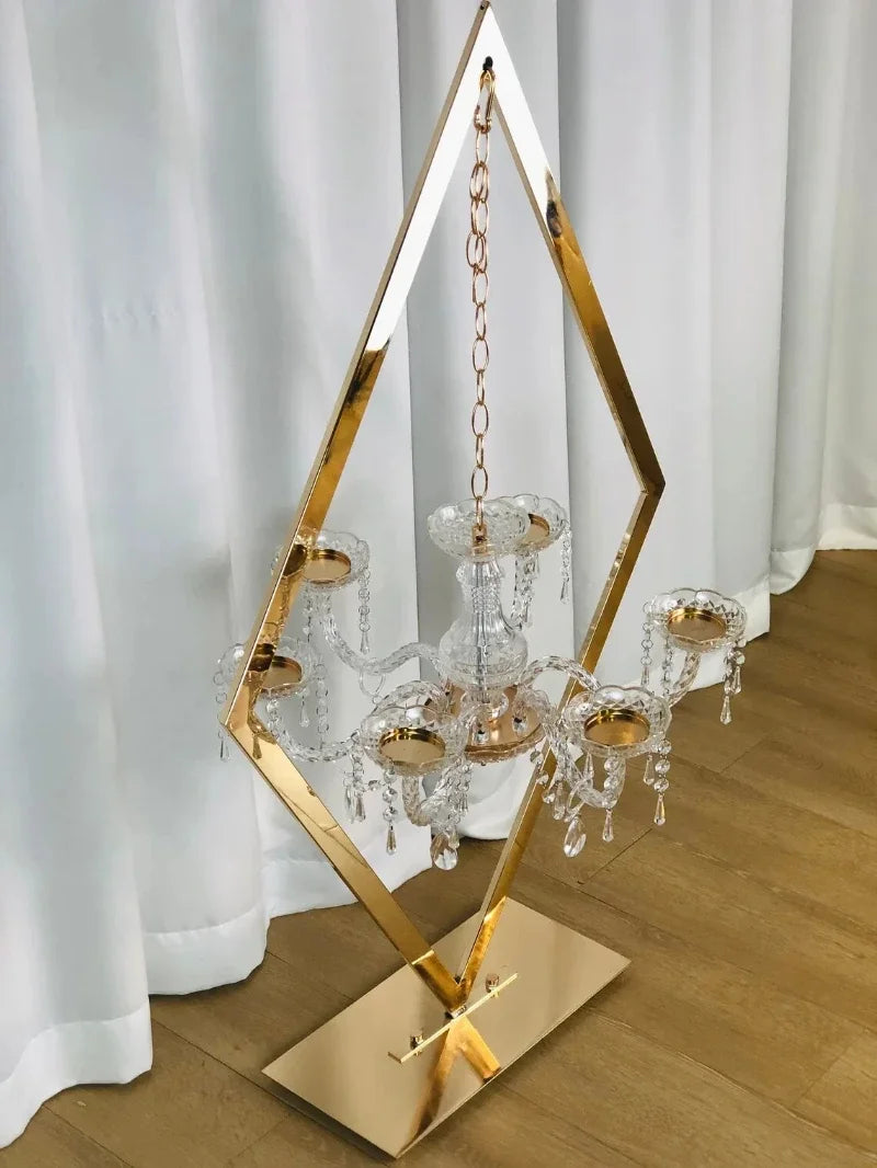 Metal & Acrylic Candelabra Centerpieces