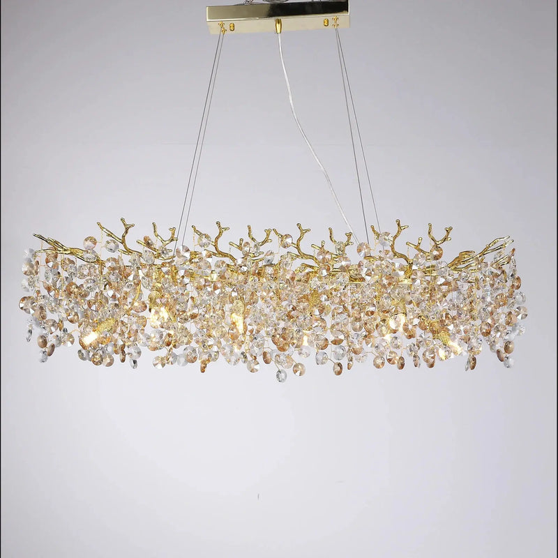 Branch-Shaped Luxury Crystal Chandelier: linarro