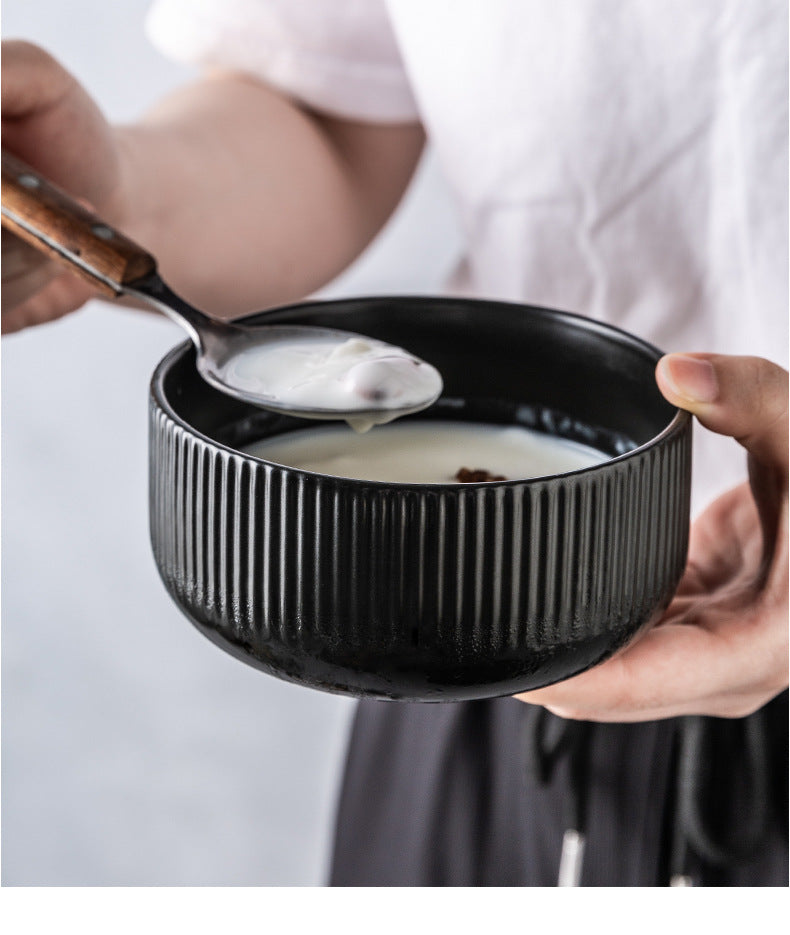 Nordic Matte Glazed Ceramic Dinnerware Set – Modern Elegance