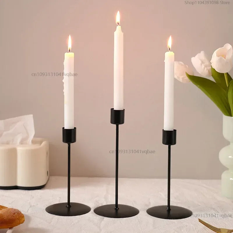 Decorative Metal Candlestick Holder – Elegant Table Decor
