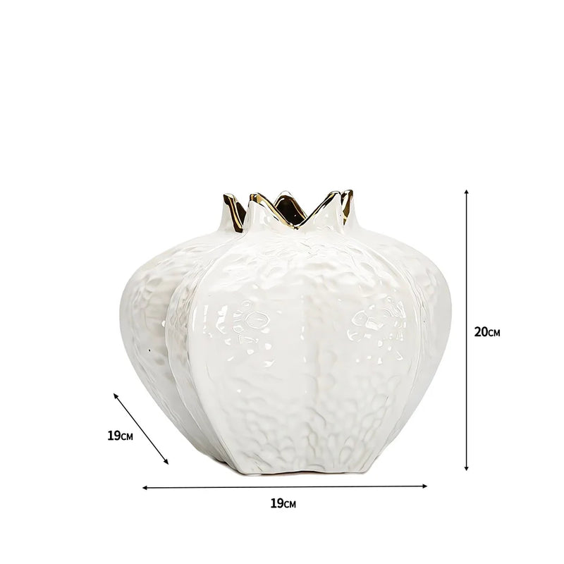 Ceramic Pomegranate Vase – Elegant Home Decor