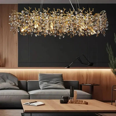Branch-Shaped Luxury Crystal Chandelier: linarro