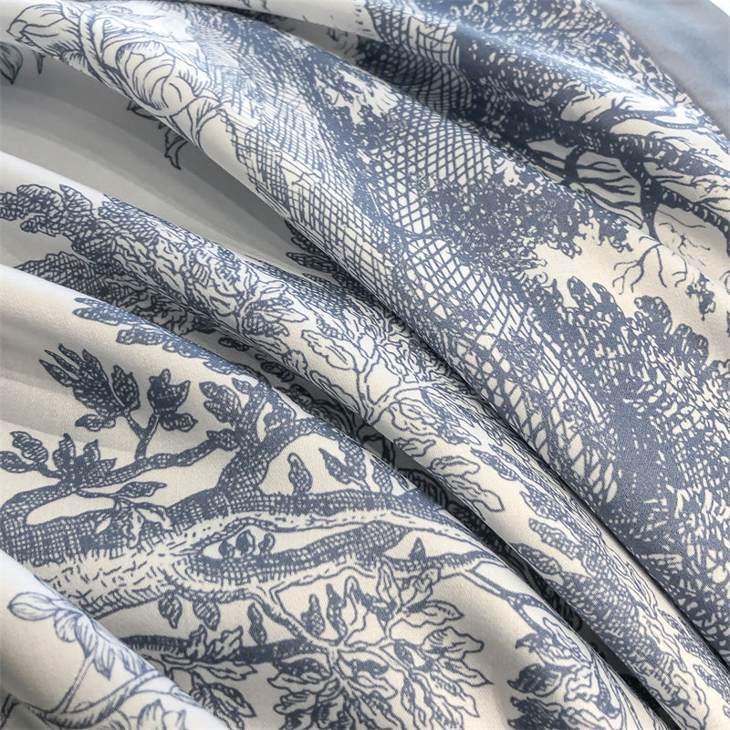 Forest Leopard Eucalyptus Lyocell Bedding Set – Natural Softness | Flat or Fitted Sheet | Single to King