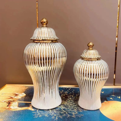 Ceramic Ginger Jar – Elegant Home Decor