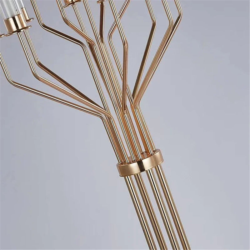 Acrylic Candelabra Centrepiece – Gold Finish