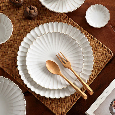 White Ceramic Tableware Set – Elegant Dining Essentials