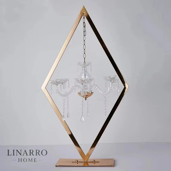 Metal & Acrylic Candelabra Centerpieces